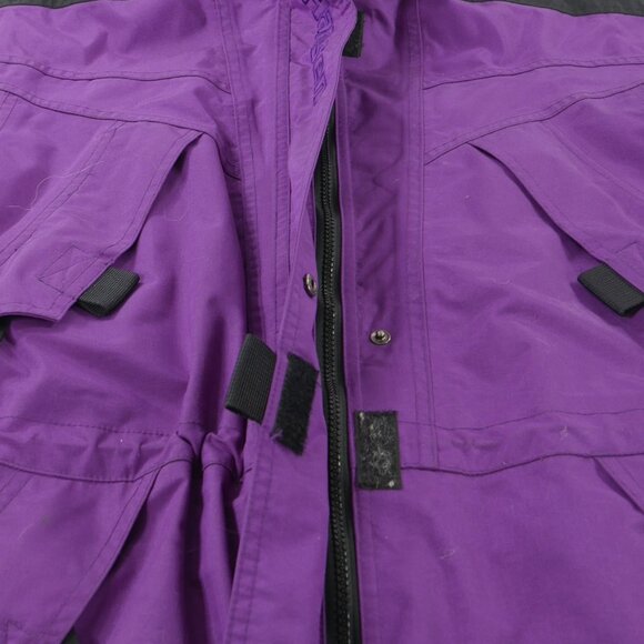 Helly Hansen Purple Retro Helly-Tech Waterproof Ski Jacket Parka Mens Small - Picture 5 of 12
